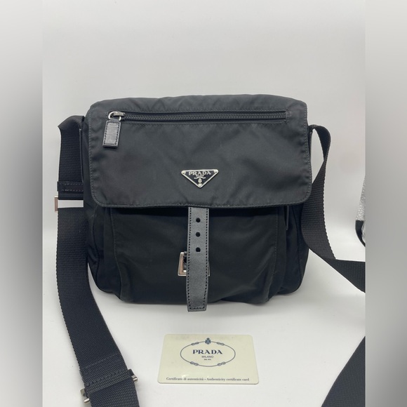 Prada Handbags - Prada Nylon Crossbody Bag